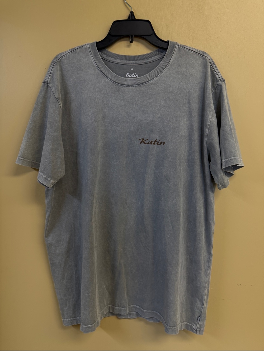Katin Men's XL Washed Gray Logo Tee